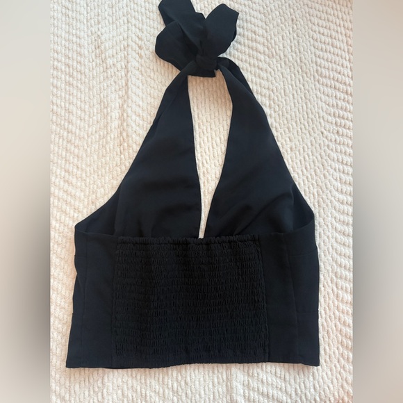 Abercrombie Deep V Halter Top - Picture 3 of 4